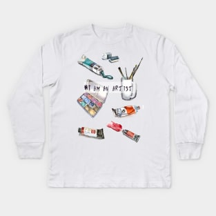 Artist Kids Long Sleeve T-Shirt